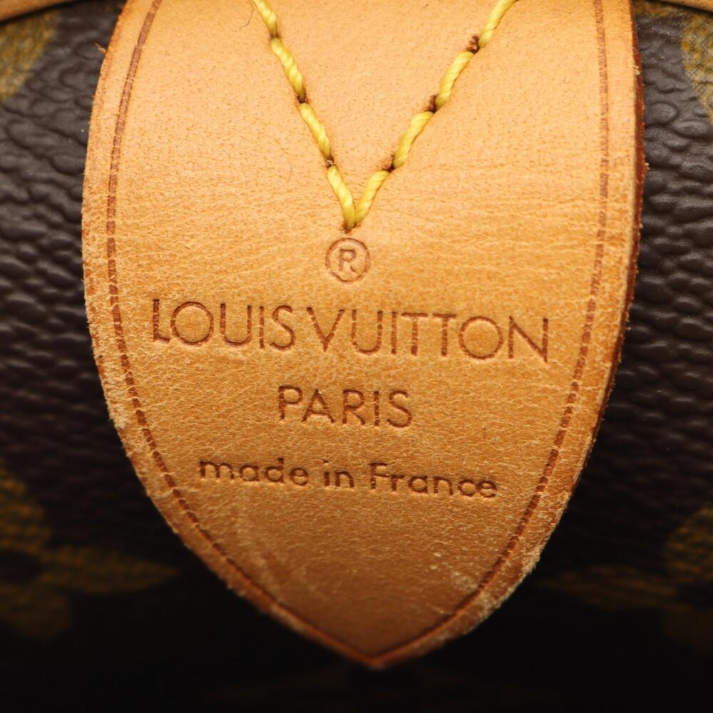 Louis Vuitton Leather Bag Boston Monogram Canvas Keepall Brown - Picture 3 of 9